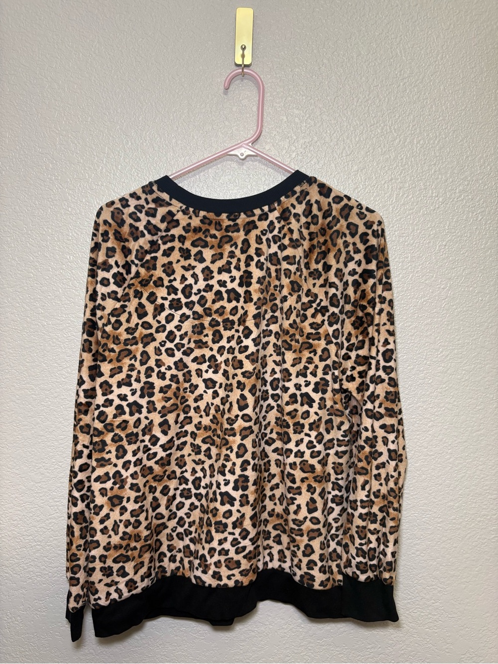 🐆 Large Size 12/14 Leopard Print Sweater - Picture 2 of 6